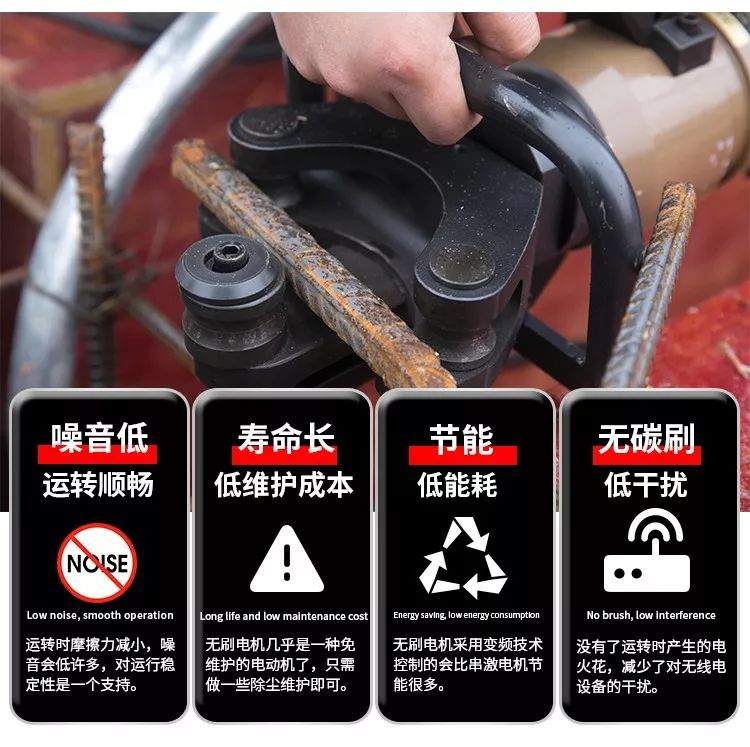無刷一體鋼筋彎曲機，彎曲新時代(圖6)