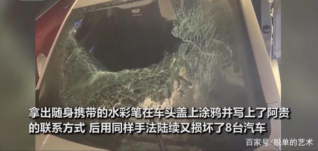 什么操作!女子狂砸9輛車后讓男友賠 "男友"現(xiàn)身卻連稱冤枉(圖5)