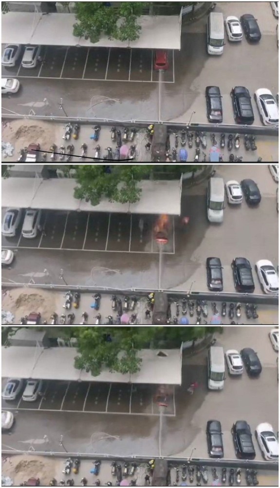 北汽新能源汽車冒煙遇水又爆炸 電動車起火該怎么做？(圖2)