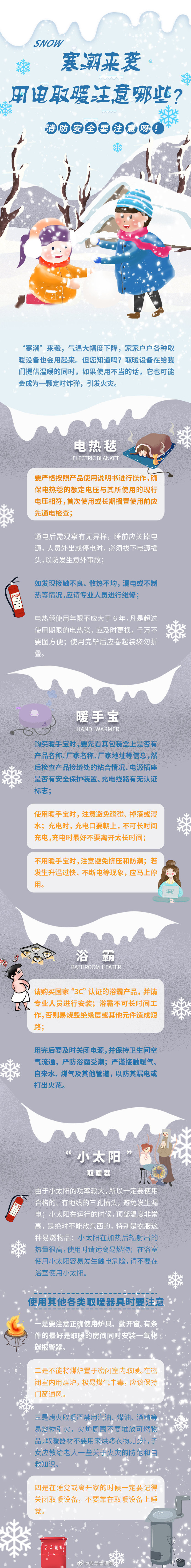 寒潮來襲，用電取暖注意哪些？